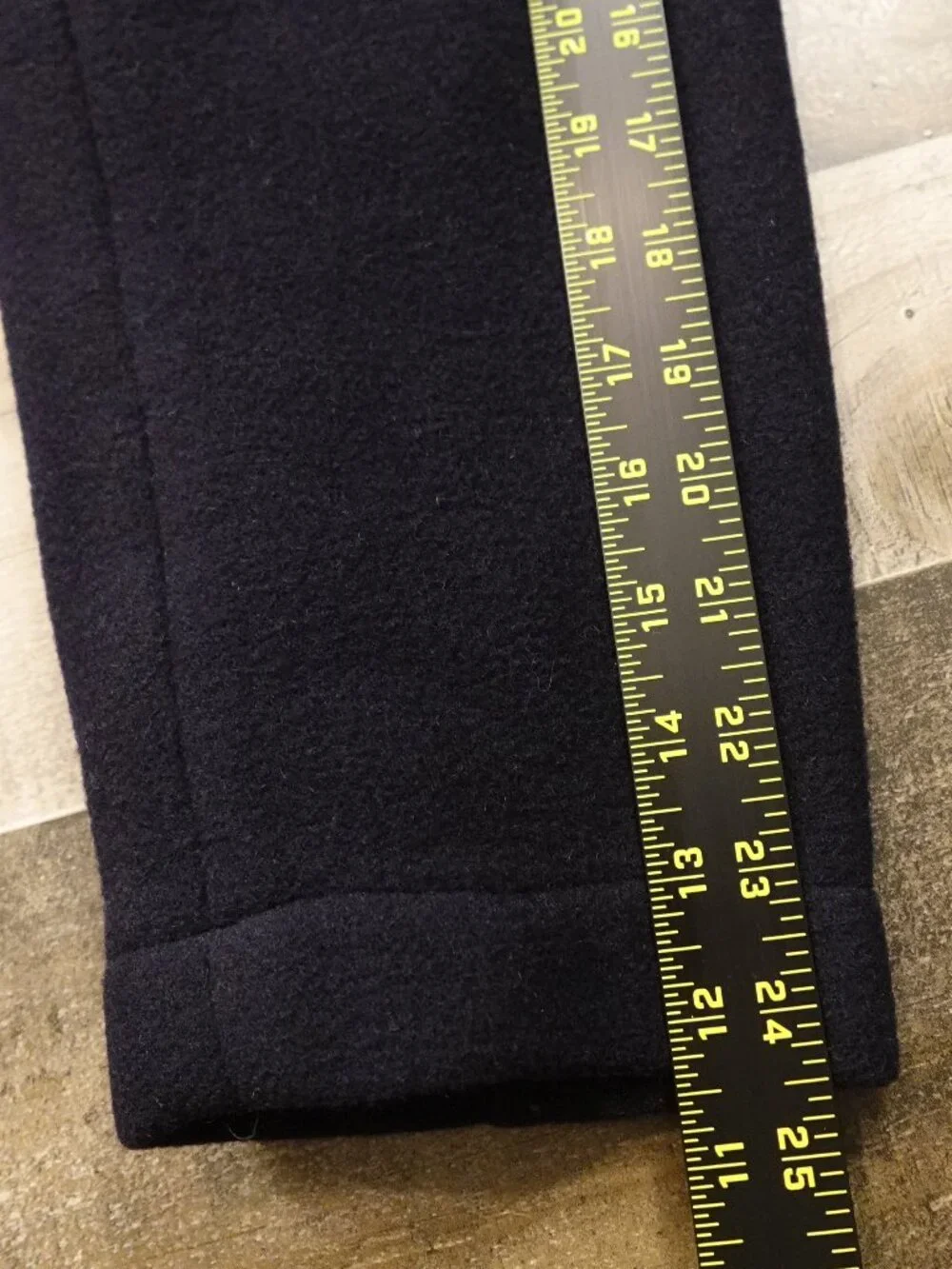 Brooks Brothers Duffle Coat Men’s Medium Navy 100% Wool Hooded Toggle